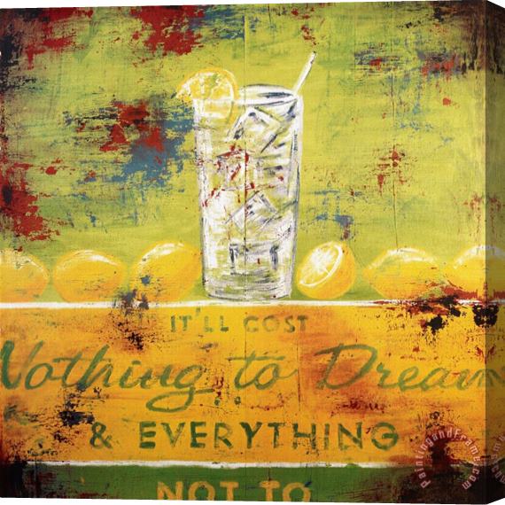 Rodney White Nothing to Dream Stretched Canvas Print / Canvas Art