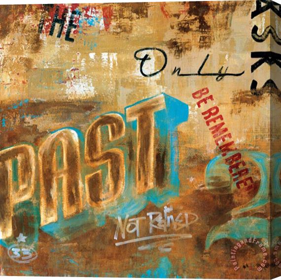 Rodney White The Past Only Asks Stretched Canvas Painting / Canvas Art