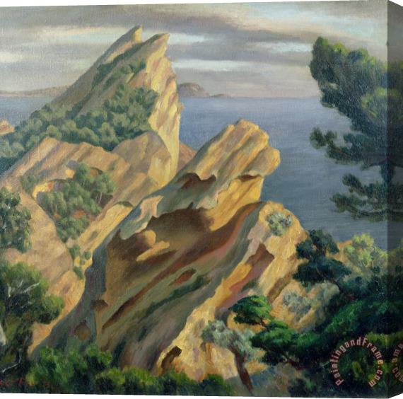 Roger Eliot Fry La Ciotat near Marseilles Stretched Canvas Print / Canvas Art