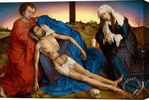 Rogier van der Weyden Pieta Stretched Canvas Print / Canvas Art