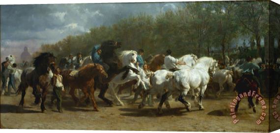 Rosa Bonheur The Horse Fair Stretched Canvas Painting / Canvas Art