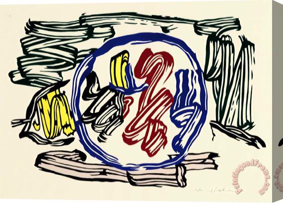 Roy Lichtenstein Apple And Lemon, 1983 Stretched Canvas Print / Canvas Art