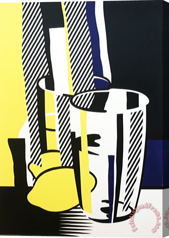 Roy Lichtenstein Before The Mirror, 1975 Stretched Canvas Print / Canvas Art