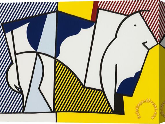 Roy Lichtenstein Bull #3,from Bull Profile Series, 1973 Stretched Canvas Painting / Canvas Art