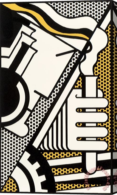 Roy Lichtenstein Chem Ia, 1970 Stretched Canvas Print / Canvas Art