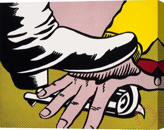 Roy Lichtenstein Foot And Hand, 1964 Stretched Canvas Print / Canvas Art