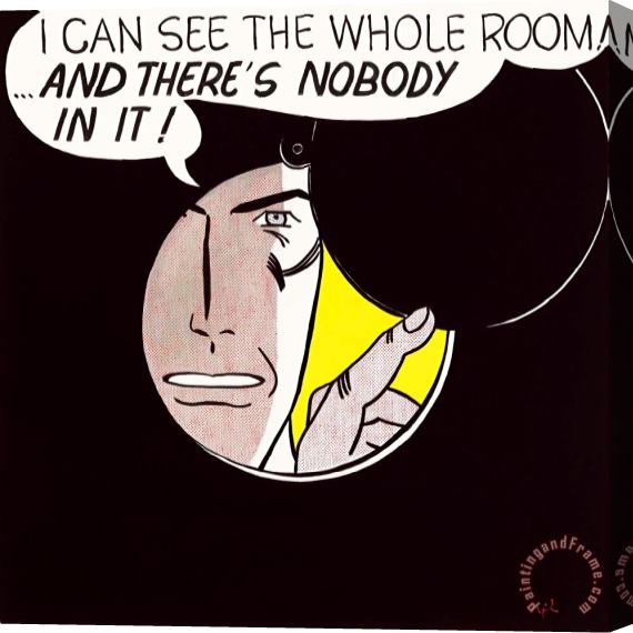 Roy Lichtenstein I Can See The Whole Room!and There's Nobody in It!, 1961 Stretched Canvas Painting / Canvas Art