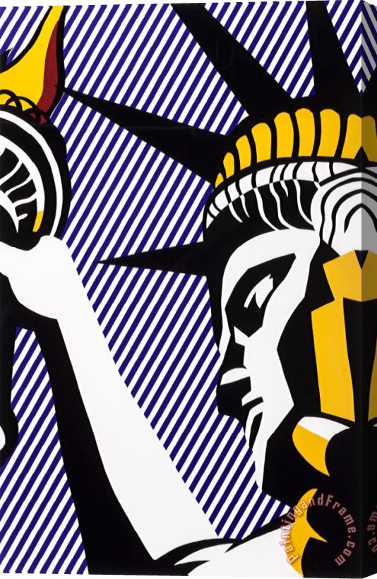 Roy Lichtenstein I Love Liberty, 1982 Stretched Canvas Painting / Canvas Art
