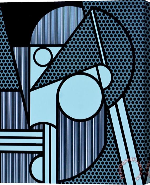 Roy Lichtenstein Modern Head #4, From Modern Head Series, 1970 Stretched Canvas Print / Canvas Art