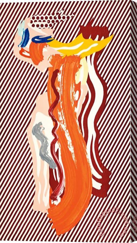 Roy Lichtenstein Nude, From Brushstroke Figure Series, 1989 Stretched Canvas Print / Canvas Art