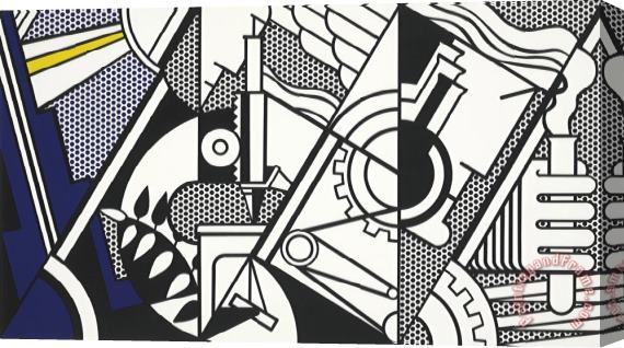 Roy Lichtenstein Peace Through Chemistry IV, 1970 Stretched Canvas Print / Canvas Art