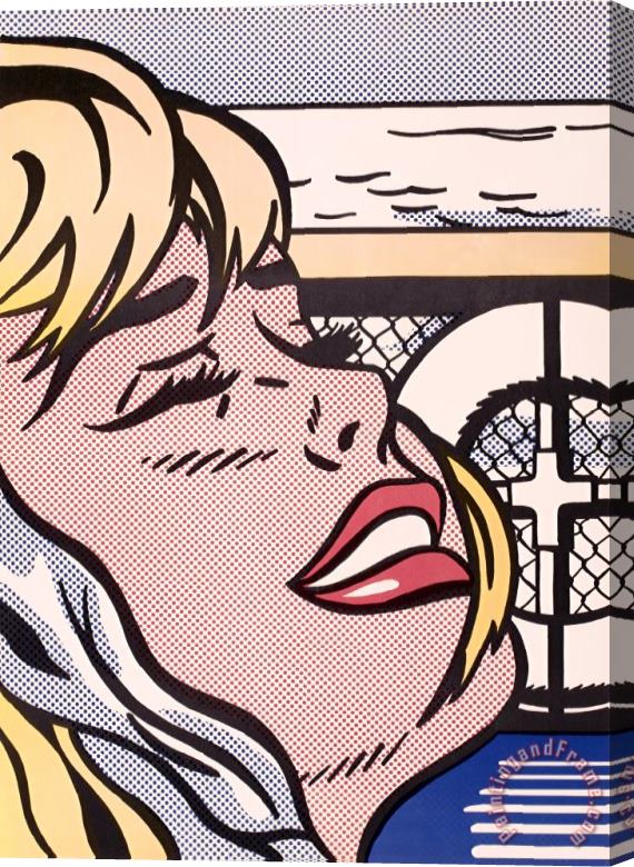 Roy Lichtenstein Shipboard Girl, 1965 Stretched Canvas Print / Canvas Art