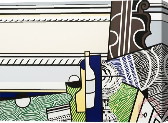 Roy Lichtenstein Still Life with Crystal Bowl, 1976 Stretched Canvas Painting / Canvas Art