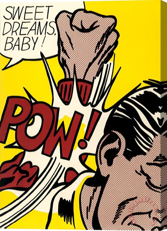 Roy Lichtenstein Sweet Dreams Baby!, 1965 Stretched Canvas Painting / Canvas Art