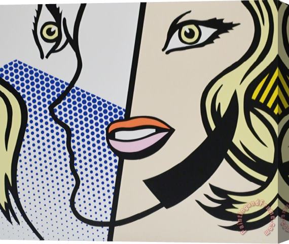 Roy Lichtenstein Untitled Head, 1995(qtjt0ee8cy1dxk Viamdia) Stretched Canvas Painting / Canvas Art