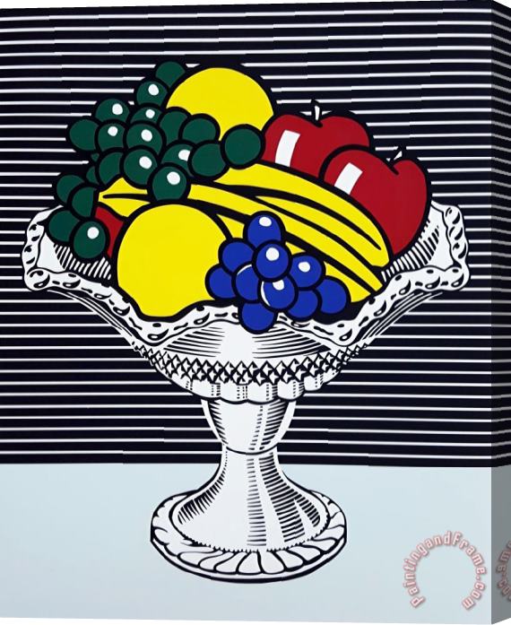 Roy Lichtenstein Whitney Museum of American Art (still Life with Crystal Bowl), 1981 Stretched Canvas Print / Canvas Art