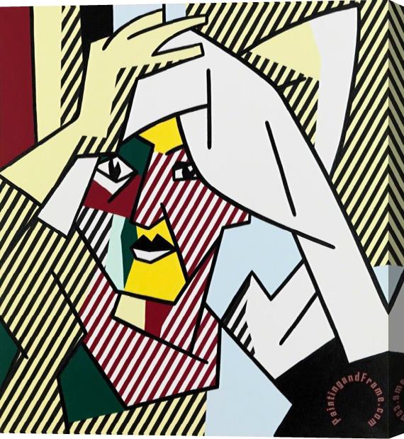 Roy Lichtenstein Woman Drying Her Hair, 1980 Stretched Canvas Painting / Canvas Art