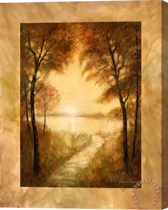 Ruane Manning Landscape Tranquility II Stretched Canvas Print / Canvas Art