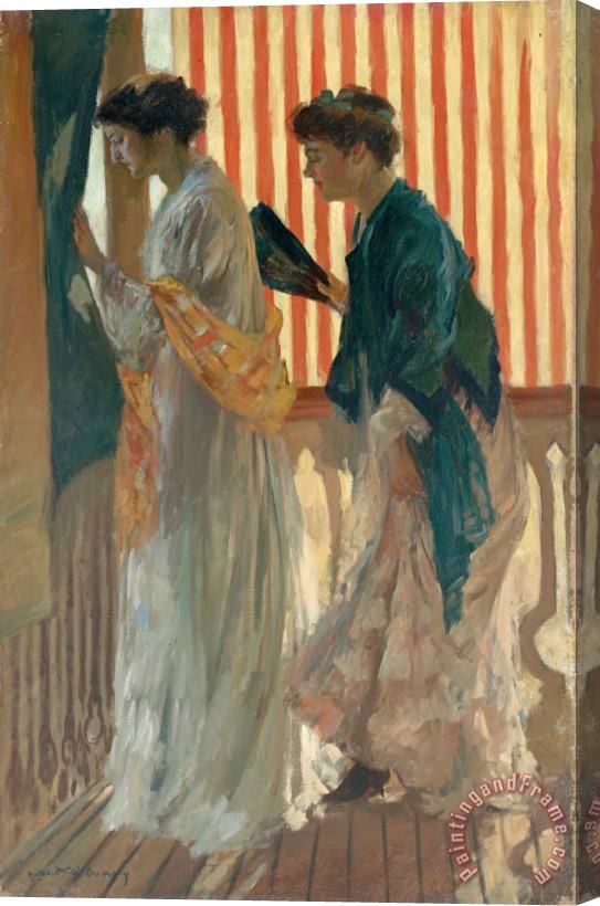 Rupert Bunny Who Comes? Stretched Canvas Painting / Canvas Art