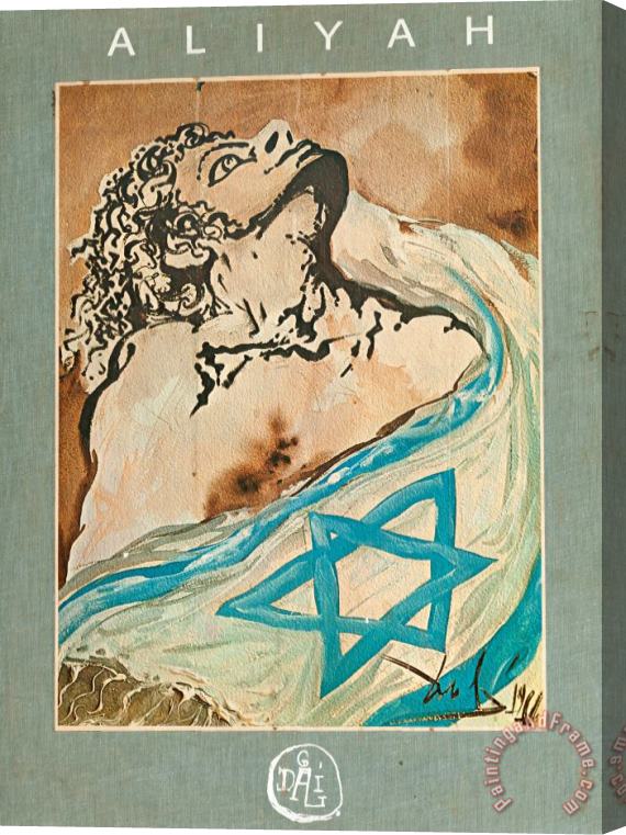 Salvador Dali Aliyah, 1968 Stretched Canvas Painting / Canvas Art