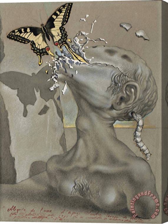 Salvador Dali Allegorie De L'ame, 1951 Stretched Canvas Painting / Canvas Art