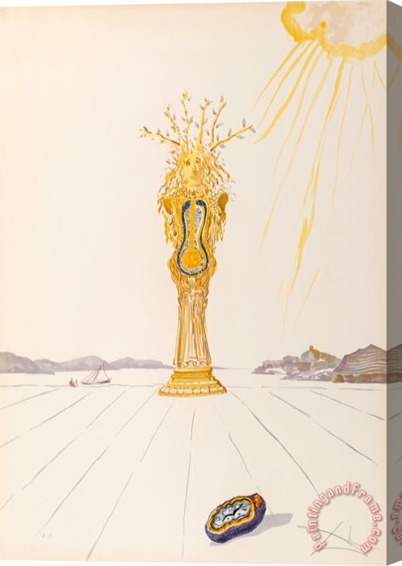 Salvador Dali Barometer Woman, From Time, 1976 Stretched Canvas Print / Canvas Art