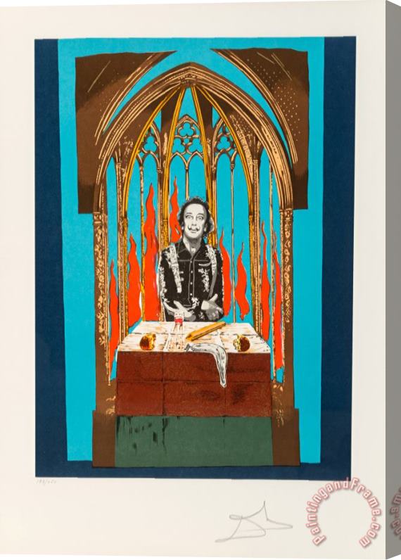 Salvador Dali Dali's Inferno, 1978 Stretched Canvas Print / Canvas Art