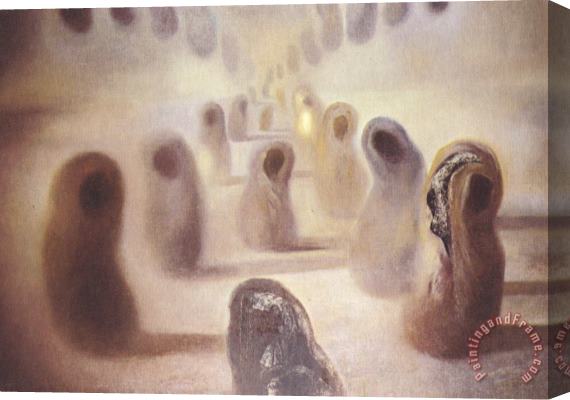 Salvador Dali Desoxyribonucleic Acid Arabs Stretched Canvas Painting / Canvas Art