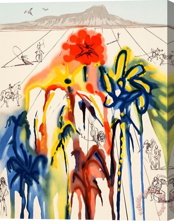 Salvador Dali Diamond Head, 1980 Stretched Canvas Painting / Canvas Art