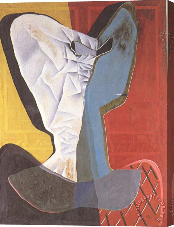Salvador Dali Harlequin 1927 Stretched Canvas Print / Canvas Art