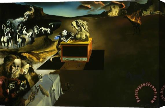 Salvador Dali Invention of The Monsters Stretched Canvas Print / Canvas Art