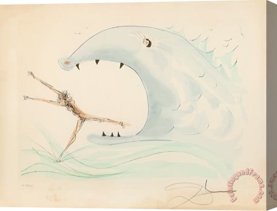 Salvador Dali Jonah And The Whale, From Our Historical Heritage Stretched Canvas Painting / Canvas Art