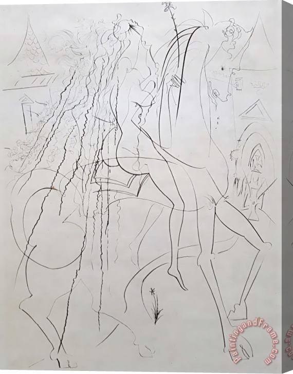 Salvador Dali Lady Godiva, 1969 Stretched Canvas Painting / Canvas Art
