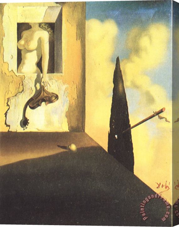 Salvador Dali Masochistic Instrument Stretched Canvas Painting / Canvas Art