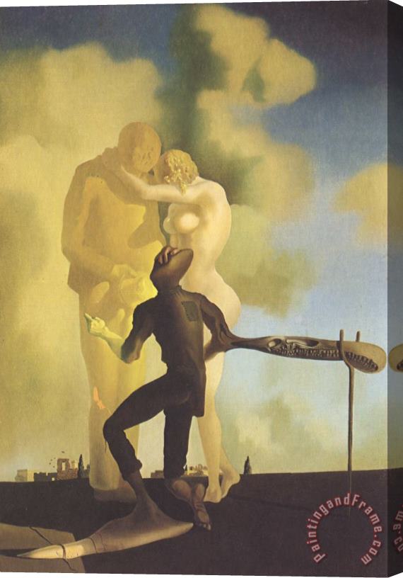 Salvador Dali Meditation on The Harp 1934 Stretched Canvas Print / Canvas Art