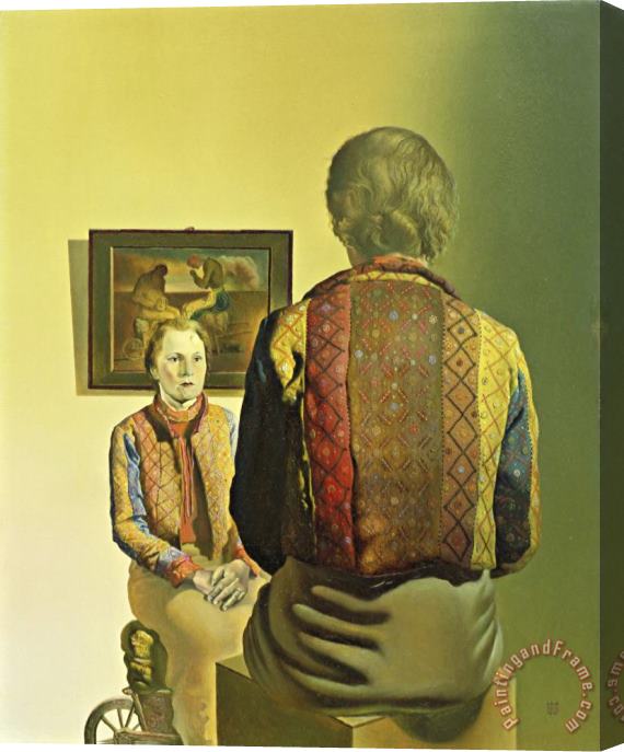 Salvador Dali Portrait of Gala Stretched Canvas Painting / Canvas Art