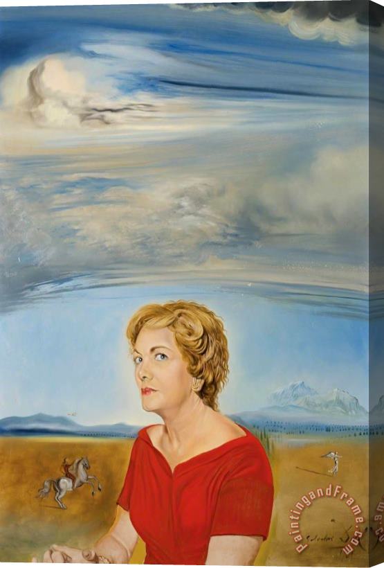 Salvador Dali Portrait of Ruth Lachman, 1961 Stretched Canvas Print / Canvas Art