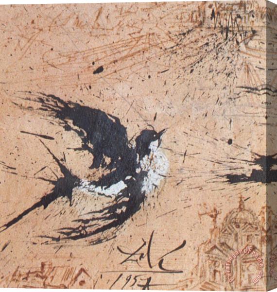 Salvador Dali Swallow Stretched Canvas Print / Canvas Art