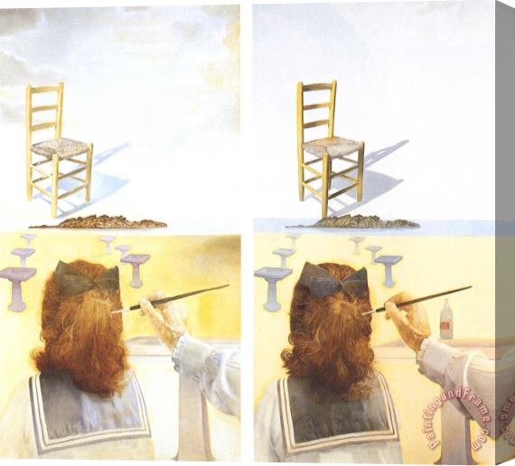 Salvador Dali The Chair Stretched Canvas Painting / Canvas Art
