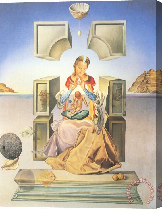Salvador Dali The First Study for The Madonna of Port Lligat Stretched Canvas Painting / Canvas Art