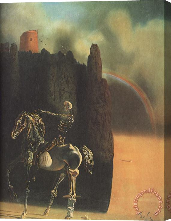 Salvador Dali The Horseman of Death Stretched Canvas Print / Canvas Art