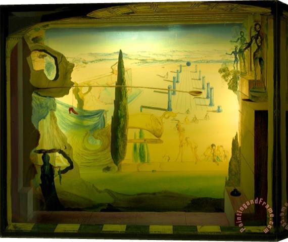 Salvador Dali The Little Theater 1934 Stretched Canvas Print / Canvas Art