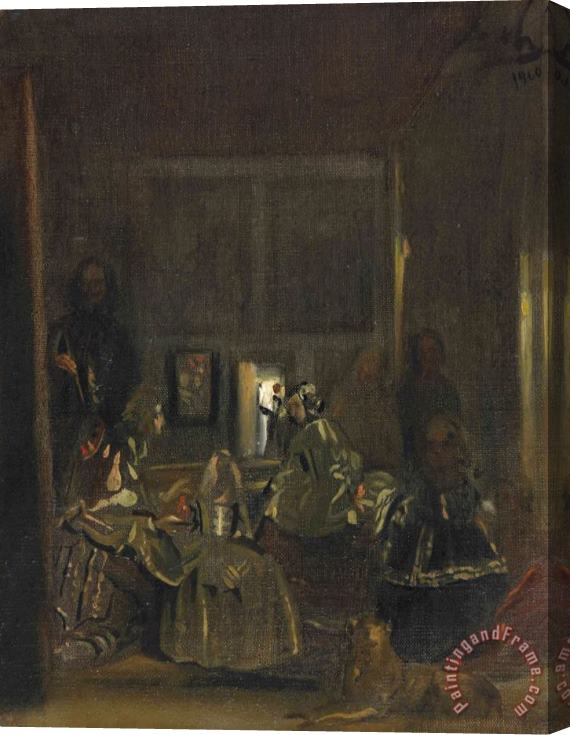 Salvador Dali The Maids in Waiting (las Meninas; B), 1960 Stretched Canvas Painting / Canvas Art