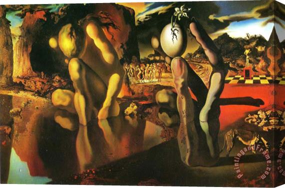 Salvador Dali The Metamorphosis of Narcissus Stretched Canvas Print / Canvas Art