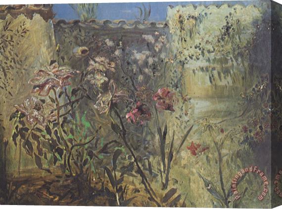 Salvador Dali The Patio of Port Lligat Stretched Canvas Print / Canvas Art