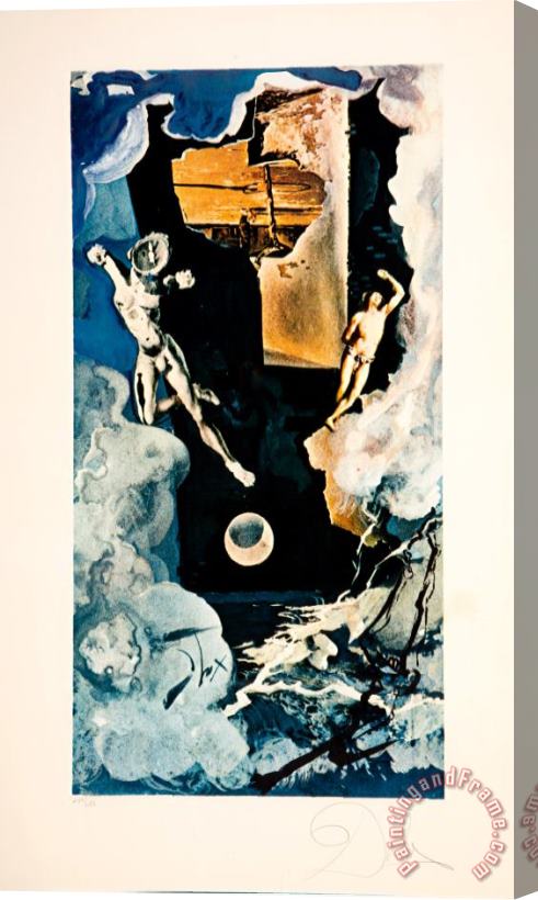 Salvador Dali The Tower, From Lyle Stuart Tarot Prints, 1978 Stretched Canvas Painting / Canvas Art