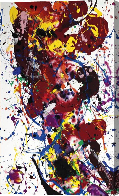 Sam Francis Sunrise, 1985 Stretched Canvas Painting / Canvas Art