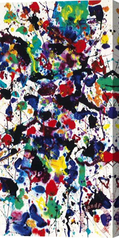 Sam Francis Untitled (plumed Serpent), 1982 Stretched Canvas Painting / Canvas Art