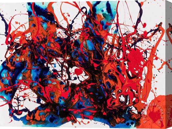 Sam Francis Untitled (sf94 020), 1994 Stretched Canvas Painting / Canvas Art
