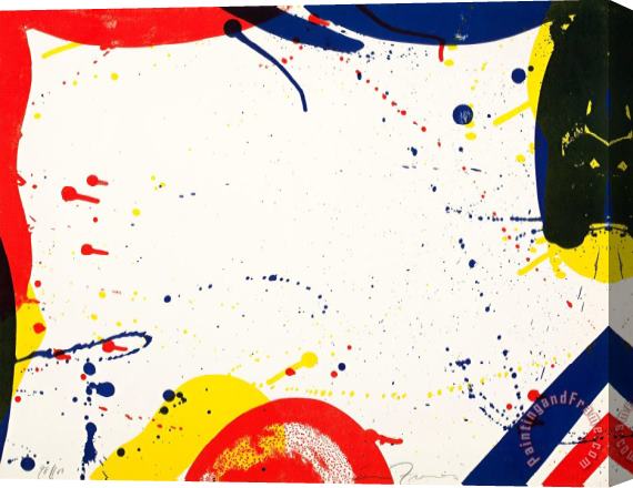 Sam Francis Untitled, 1967 Stretched Canvas Painting / Canvas Art